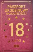 Opakowanie Karnet Urodzinowy 18 JCX - 034