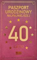Opakowanie Karnet Urodzinowy 40 JCX - 038