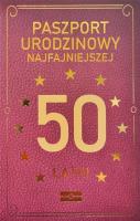 Opakowanie Karnet Urodzinowy 50 JCX - 040