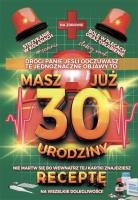 Opakowanie Karnet Urodzinowy z receptą 30