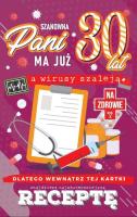 Opakowanie Karnet Urodzinowy z receptą 30 JCX - 046