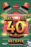 Opakowanie Karnet Urodzinowy z receptą 40