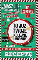 Opakowanie Karnet Urodzinowy z receptą