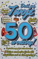 Opakowanie Karnet Urodzinowy z zawieszką 50