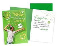 Opakowanie Karnet Urodziny 10 chłopiec