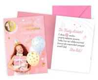 Opakowanie Karnet Urodziny 11 dziewczynka