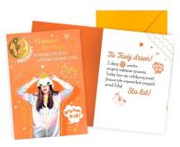 Opakowanie Karnet Urodziny 12 dziewczynka