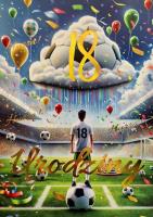 Opakowanie Karnet Urodziny 18 3K