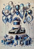 Opakowanie Karnet Urodziny 18 3K