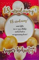 Opakowanie Karnet Urodziny 18 6K - 019