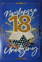 Opakowanie Karnet Urodziny 18