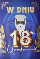 Opakowanie Karnet Urodziny 18