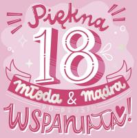 Opakowanie Karnet Urodziny 18