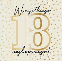 Opakowanie Karnet Urodziny 18