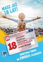 Opakowanie Karnet Urodziny 18
