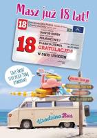 Karnet urodziny 18. Autor:   Praca zbiorowa. SmakLiter.pl Okładka książki Karnet urodziny 18