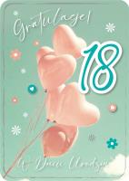 Opakowanie Karnet Urodziny 18 GM