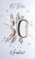 Opakowanie Karnet Urodziny 30
