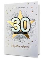 Opakowanie Karnet Urodziny 30