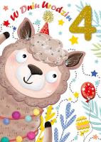 Opakowanie Karnet Urodziny 4 GM-843