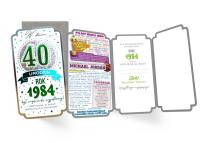 Okładka książki Karnet Urodziny 40 roczniki