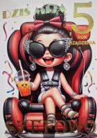 Opakowanie Karnet Urodziny 5 3K