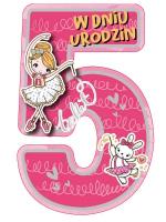 Opakowanie Karnet Urodziny 5