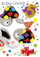 Opakowanie Karnet Urodziny 5 GM-844