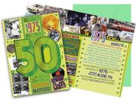 Opakowanie Karnet Urodziny 50