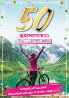 Opakowanie Karnet Urodziny 50