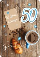 Opakowanie Karnet Urodziny 50 GM