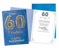 Opakowanie Karnet Urodziny 60
