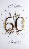 Opakowanie Karnet Urodziny 60