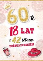 Opakowanie Karnet Urodziny 60