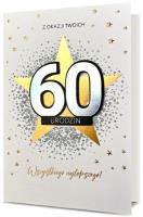 Opakowanie Karnet Urodziny 60