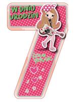 Opakowanie Karnet Urodziny 7