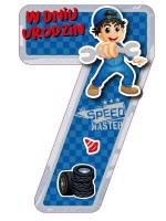 Opakowanie Karnet Urodziny 7