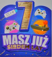 Opakowanie Karnet Urodziny 7