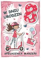 Opakowanie Karnet urodziny 8