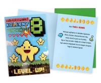 Opakowanie Karnet Urodziny 8 level up