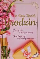 Opakowanie Karnet Urodziny