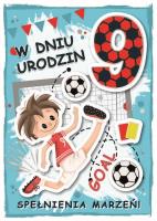 Opakowanie Karnet urodziny 9