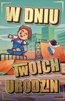 Opakowanie Karnet Urodziny chłopaka