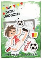 Opakowanie Karnet urodziny chłopiec