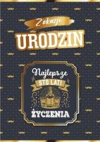 Opakowanie Karnet Urodziny dla niego