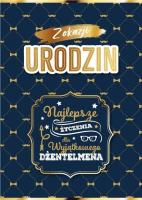 Opakowanie Karnet Urodziny dla niego