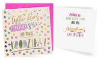 Opakowanie Karnet Urodziny (kropki)