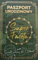 Opakowanie Karnet Urodziny Nowy paszport męskie