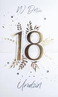 Opakowanie Karnet Urodziny Osiemnastka
