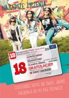 Opakowanie Karnet Urodziny Osiemnastka Gift-M